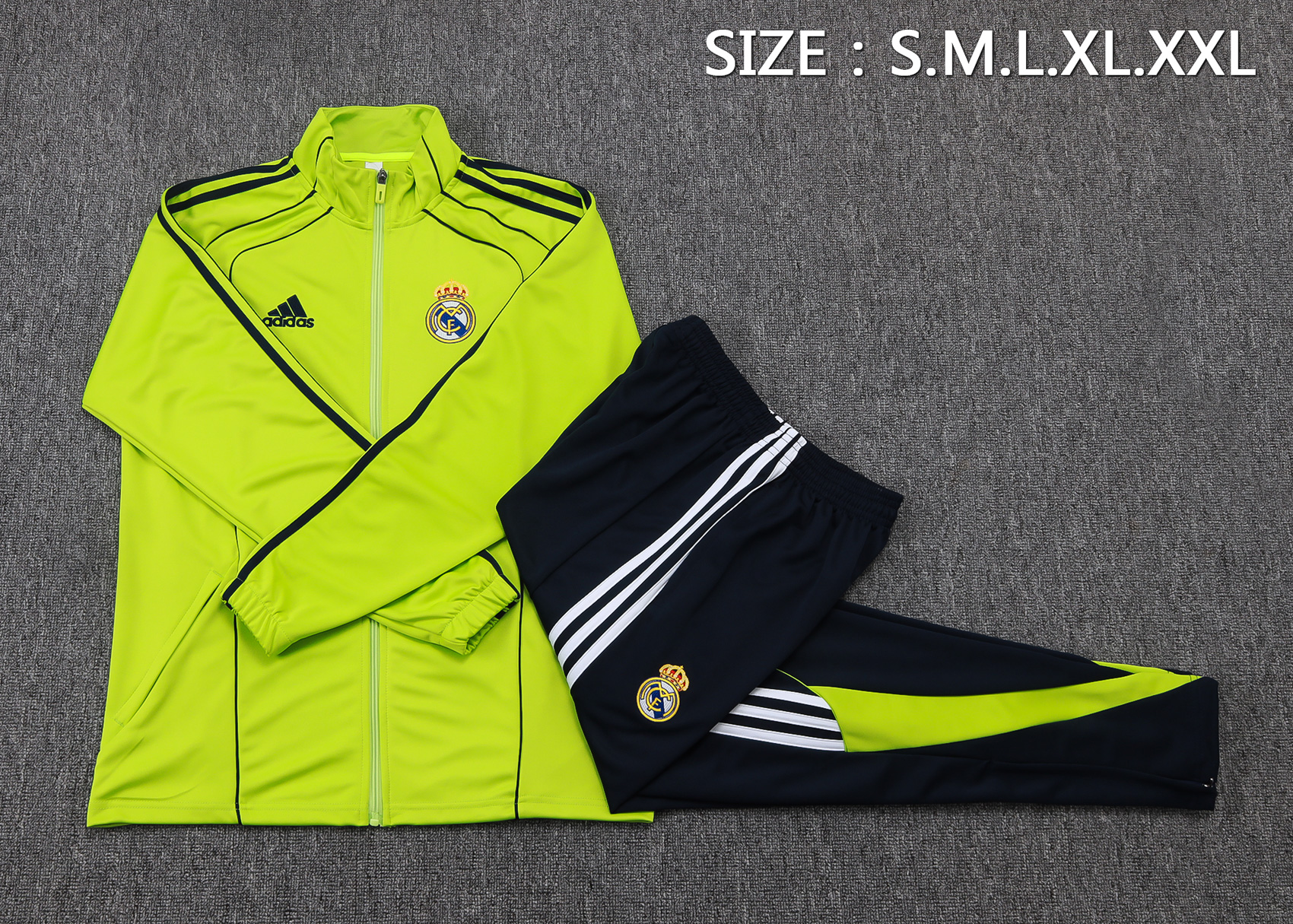 Real Madrid Training Kit (Jacket+Pants) Green 2025/26