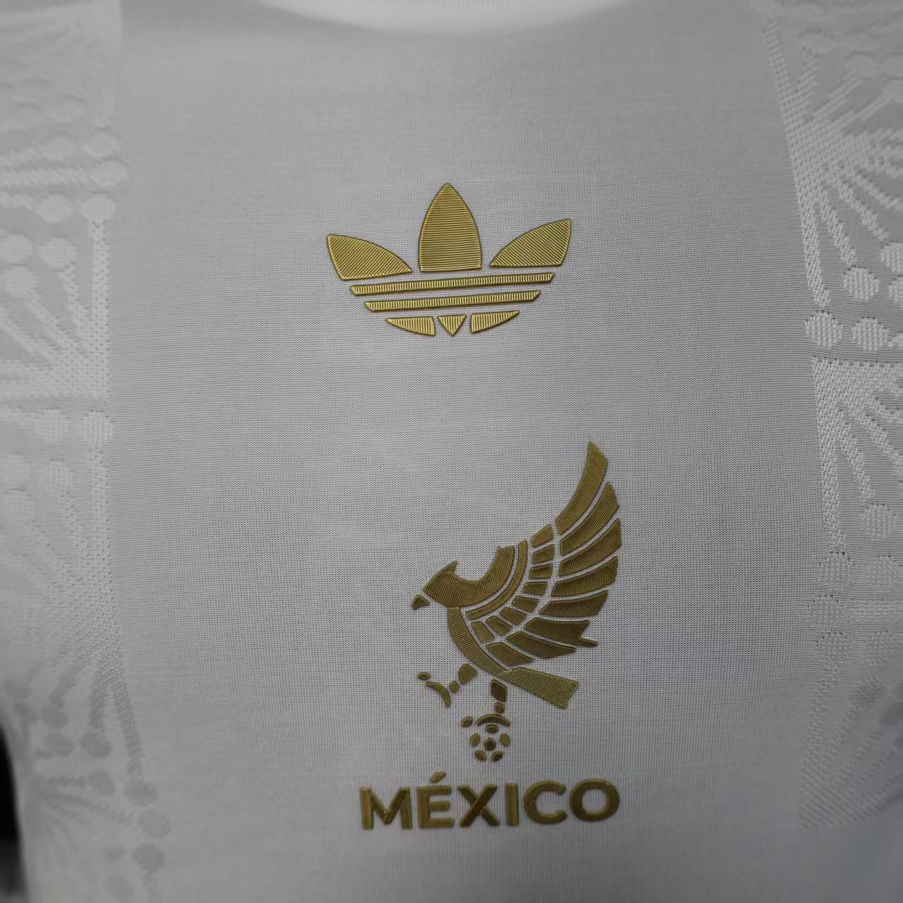 Mexico Authentic White Special Long Sleeve Soccer Jersey 2025