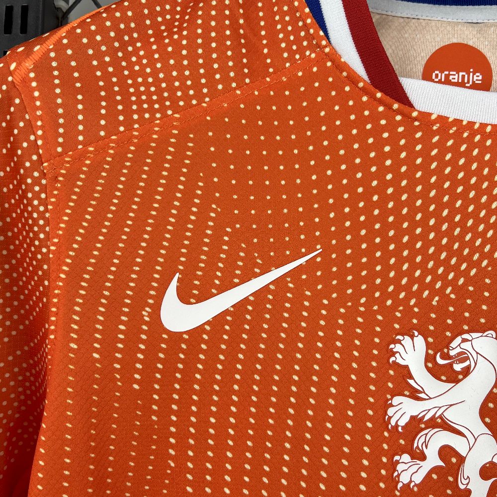 Netherlands Soccer Jersey Home Custom Shirt 2025