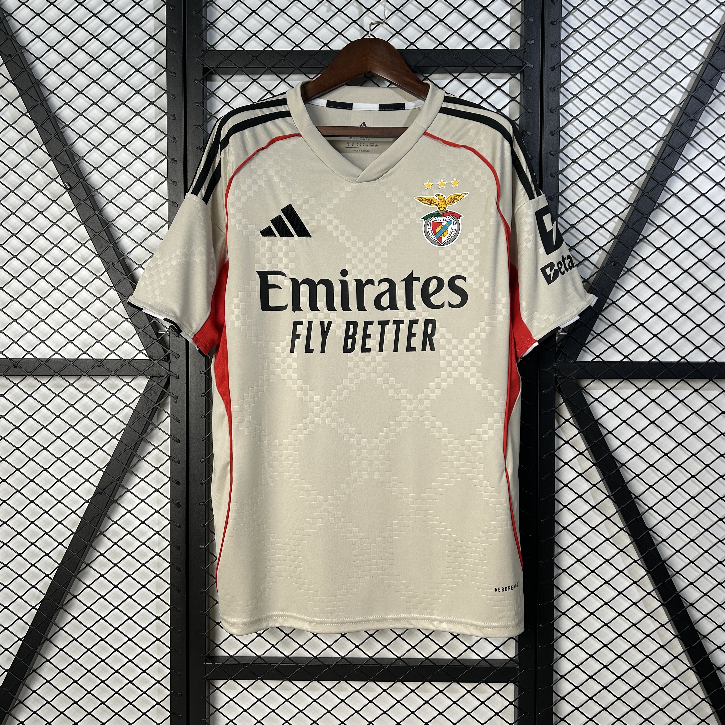 Benfica Soccer Jersey Away Custom Shirt 2025/26
