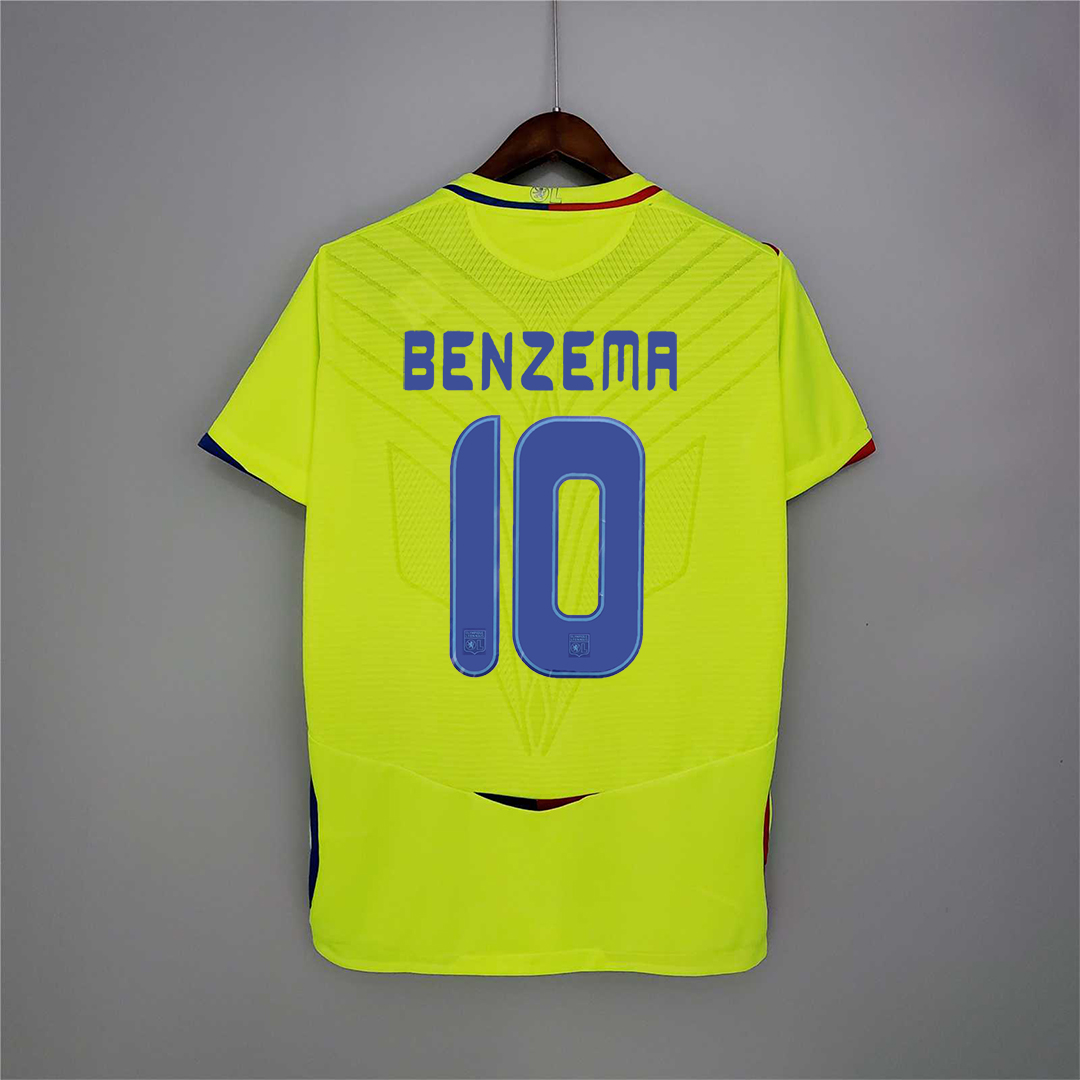 Olympique Lyonnais Retro Football Jersey Third Away Custom Shirt 2008-09