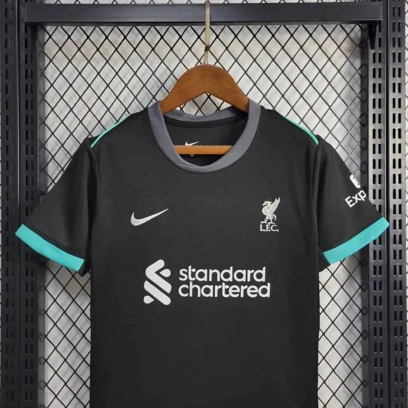 Liverpool Football Jersey Away Kids Kit Jersey+Shorts 2024/25