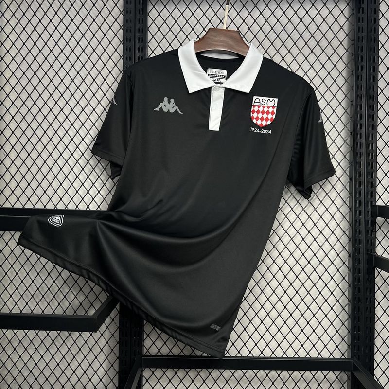 AS Monaco Soccer Jersey Centenary Kit Custom Shirt 2024/25