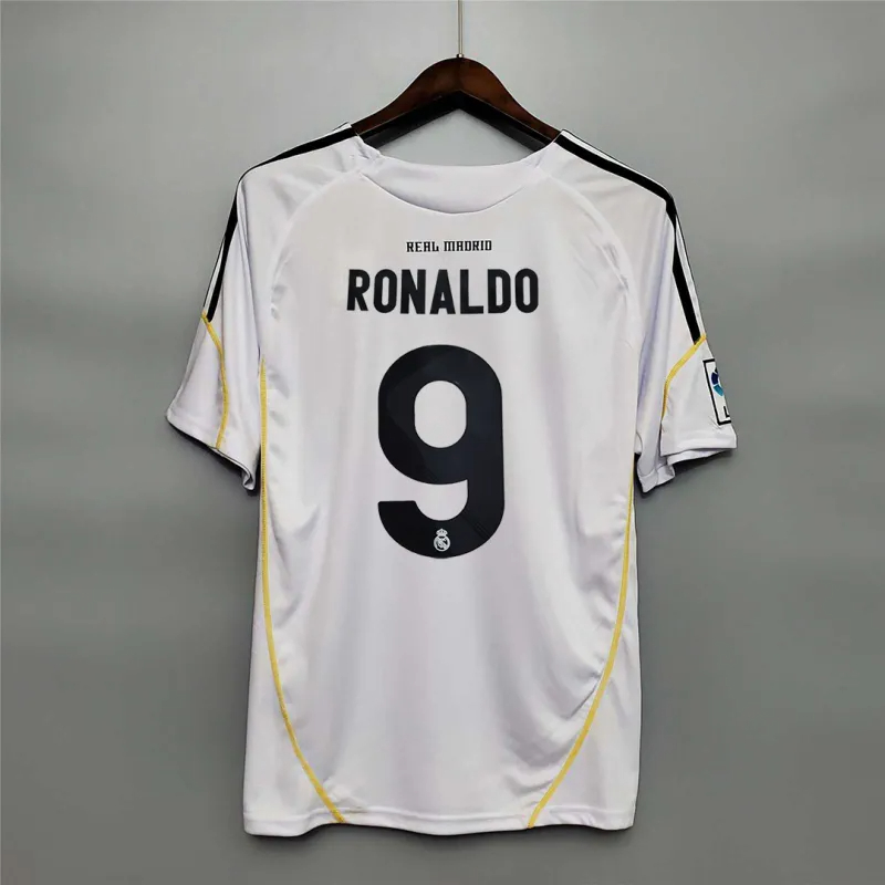 Real Madrid Retro Jersey Home Custom Soccer Shirt 2009/10