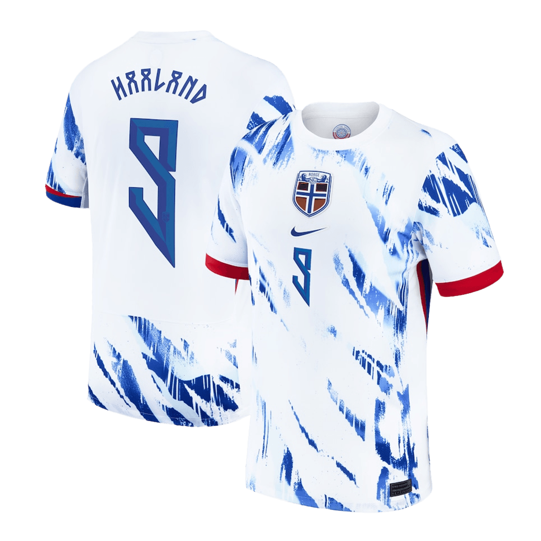 HAALAND #9 Norway Soccer Jersey Away Custom Shirt 2024