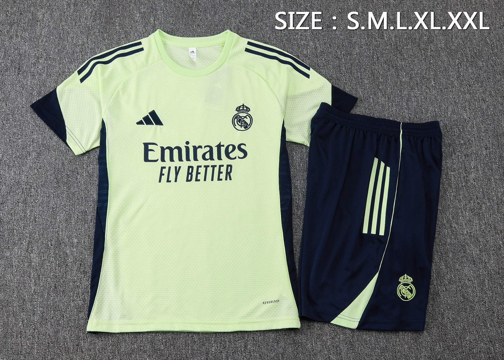 Real Madrid Training Jersey Kit Green 2025/26