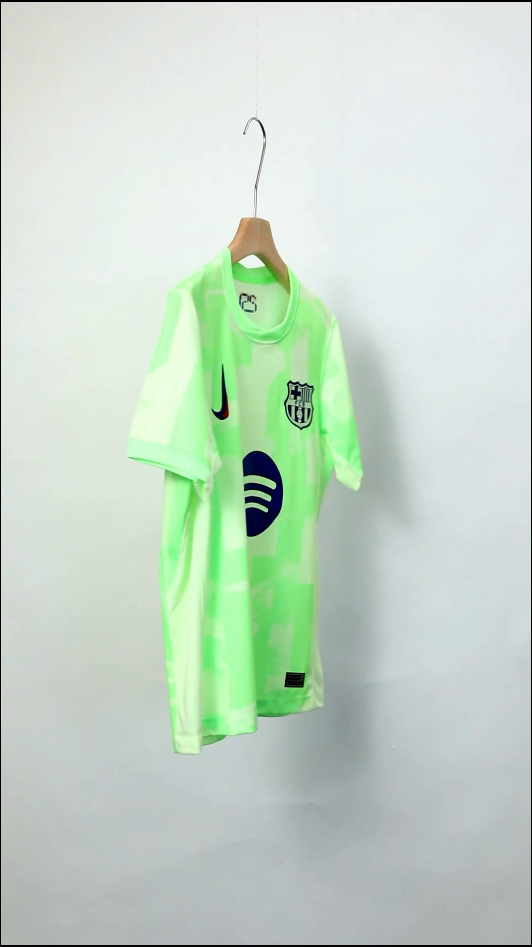 Barcelona Soccer Jersey Third Away Custom Shirt 2024/25 Spotify Logo Without Text