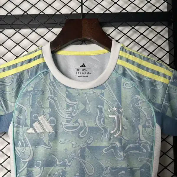 Juventus Soccer Jersey Away Kids Kit Jersey+Shorts 2025/26