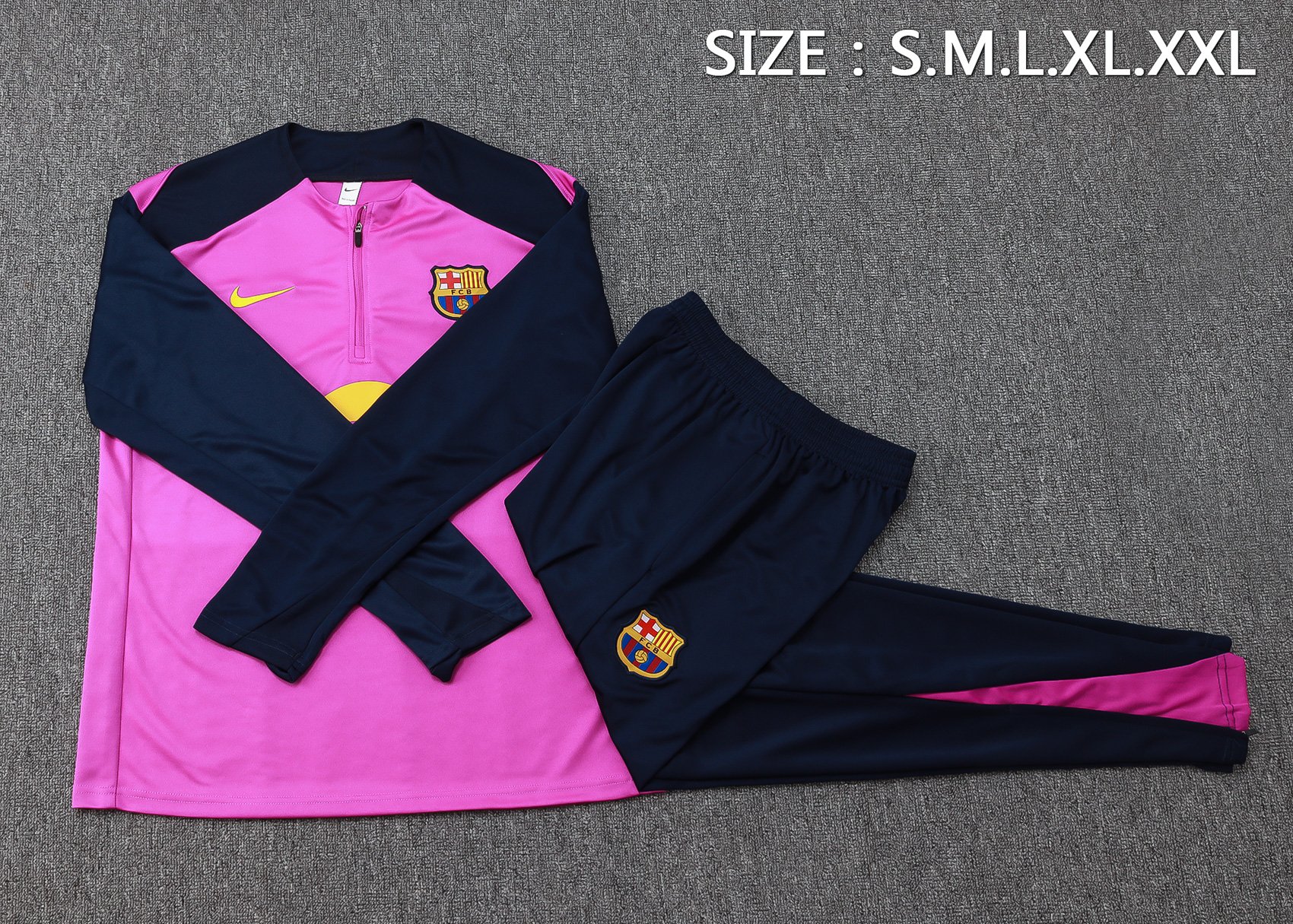 Barcelona Training Kit (Sweatshirt+Pants) Purple 2025/26