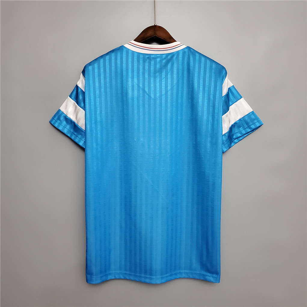 Marseille Retro Soccer Jersey Away Custom Shirt 1989-91
