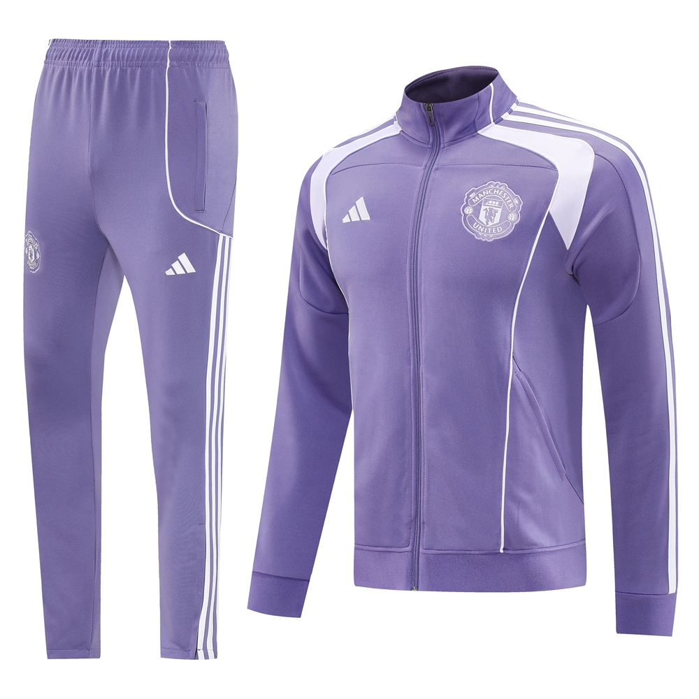 Manchester United Training Kit (Jacket+Pants) Purple 2025/26