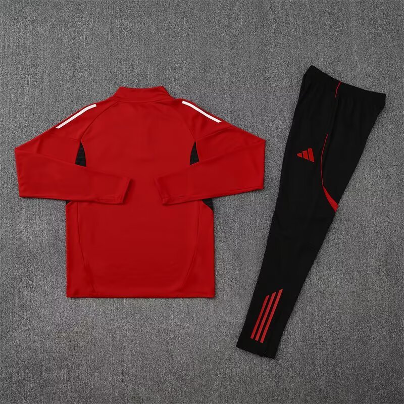 Manchester United Training Kit (Sweatshirt+Pants) Red 2025/26