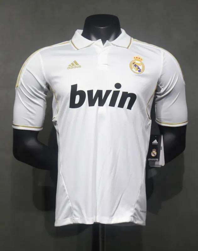 Real Madrid Authentic Retro Jersey Home Soccer Shirt 2011/12