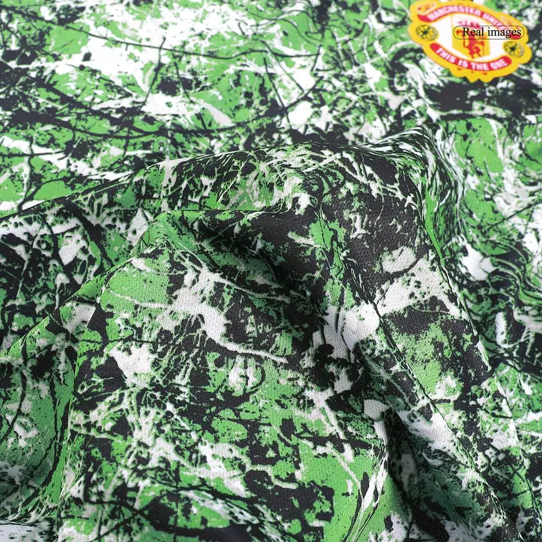 Manchester United x Stone Roses Icon Pre-Match Football Jersey Shirt 2024/25