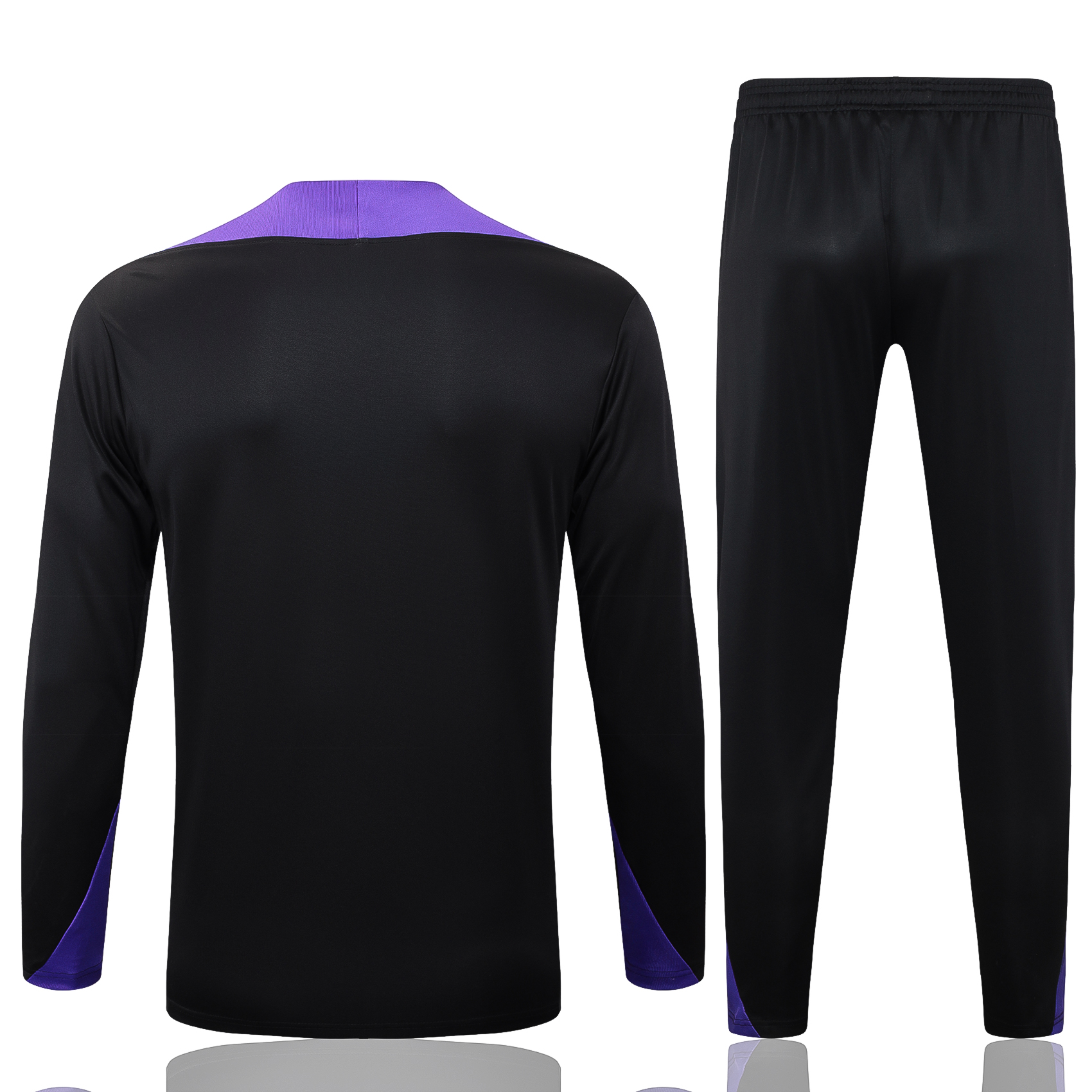 Barcelona Training Kit (Sweatshirt+Pants) Black&Purple 2025/26