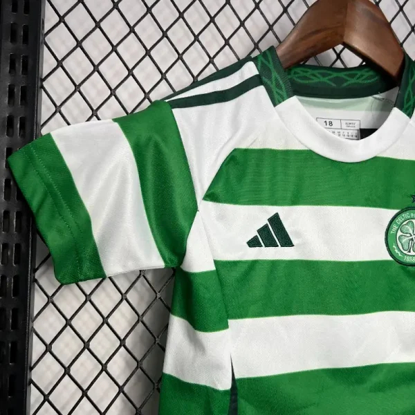 Celtic Soccer Jersey Home Kids Kit Jersey+Shorts 2024/25