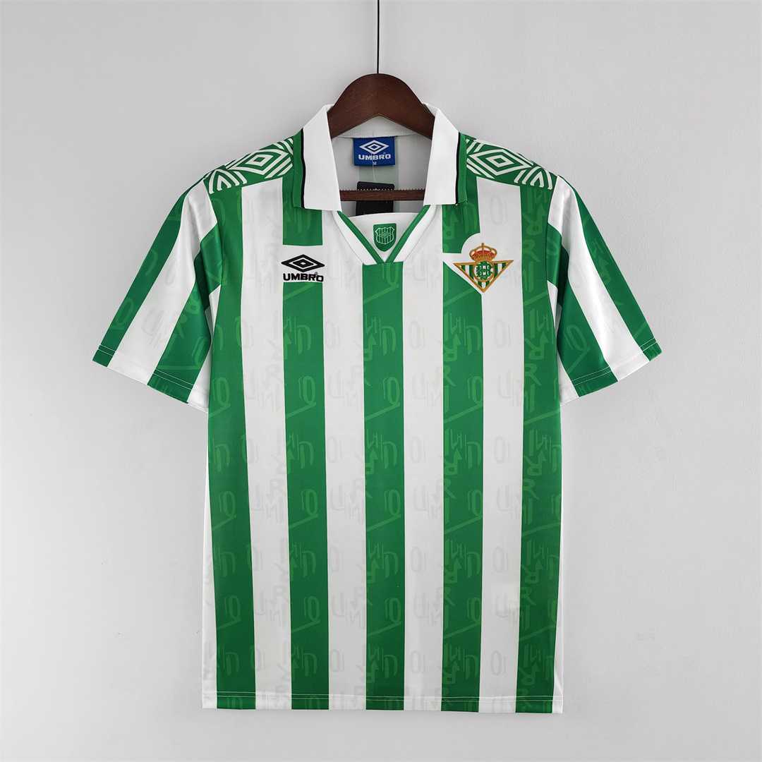 Real Betis Retro Jersey Home Soccer Shirt 1994/95