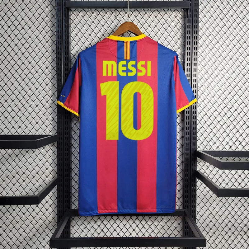 Barcelona Retro Jersey Home Soccer Shirt 2010-11