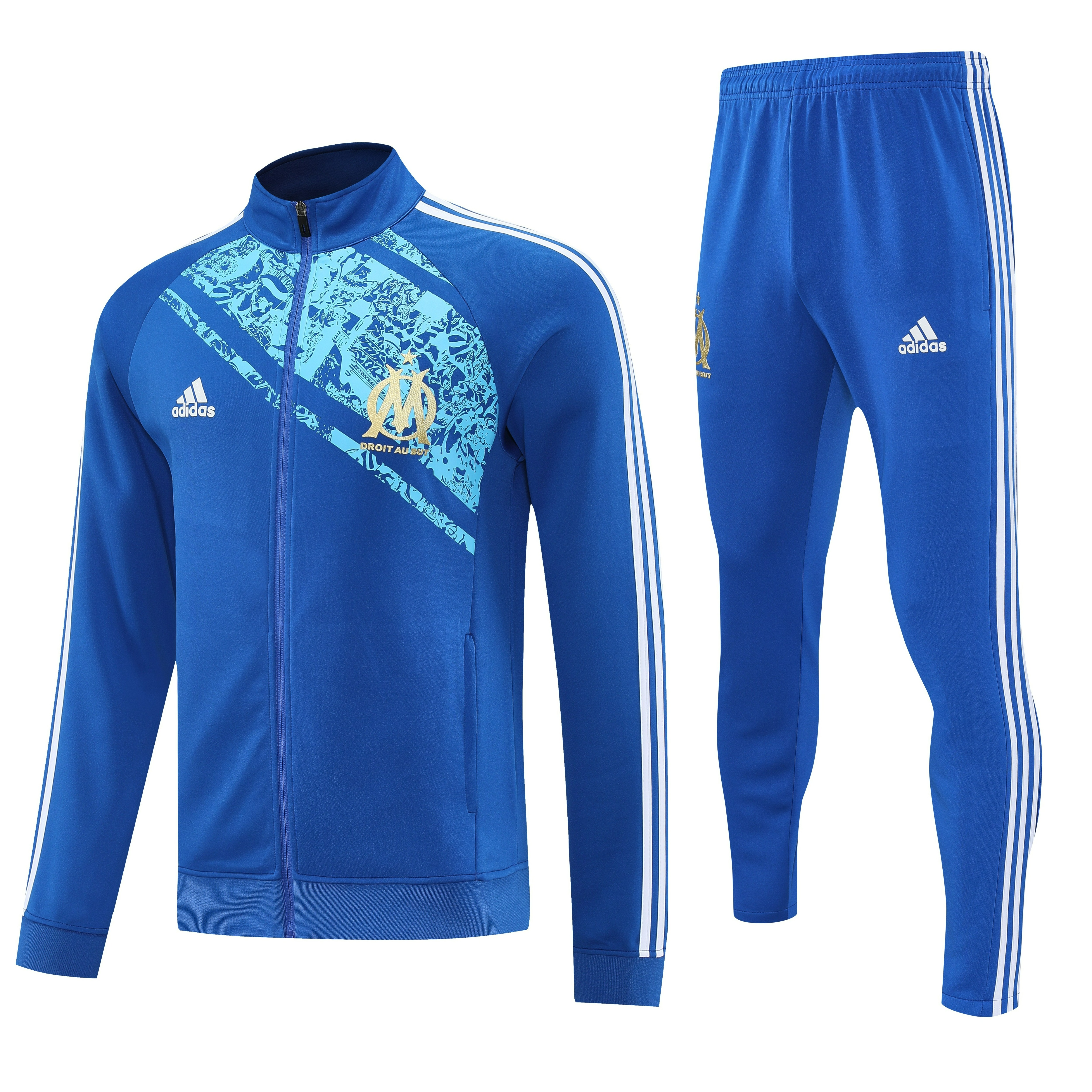 Marseille Retro Training Kit (Jacket+Pants) Blue 2025/26