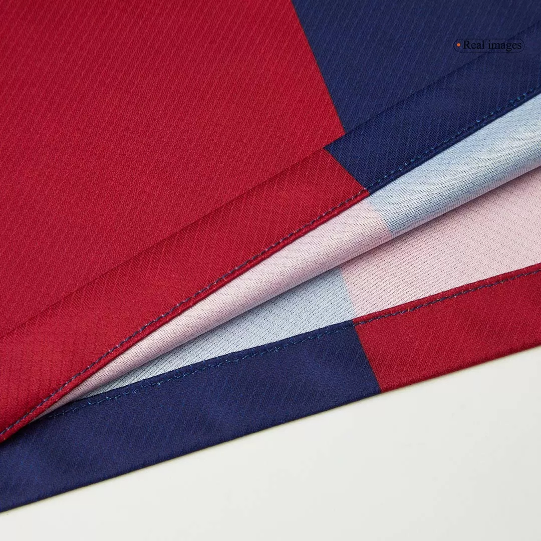 RAPHINHA #11 Barcelona Home Soccer Jersey 2024/25 - Spotify Logo Without Text