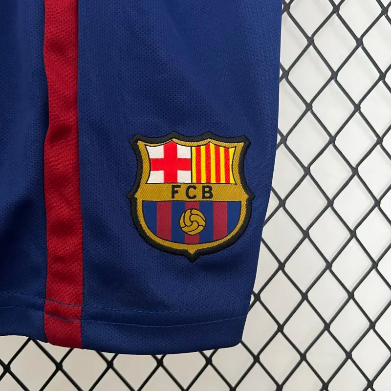 Barcelona Retro Jersey Home Kids Kit Jersey+Shorts 2014-15
