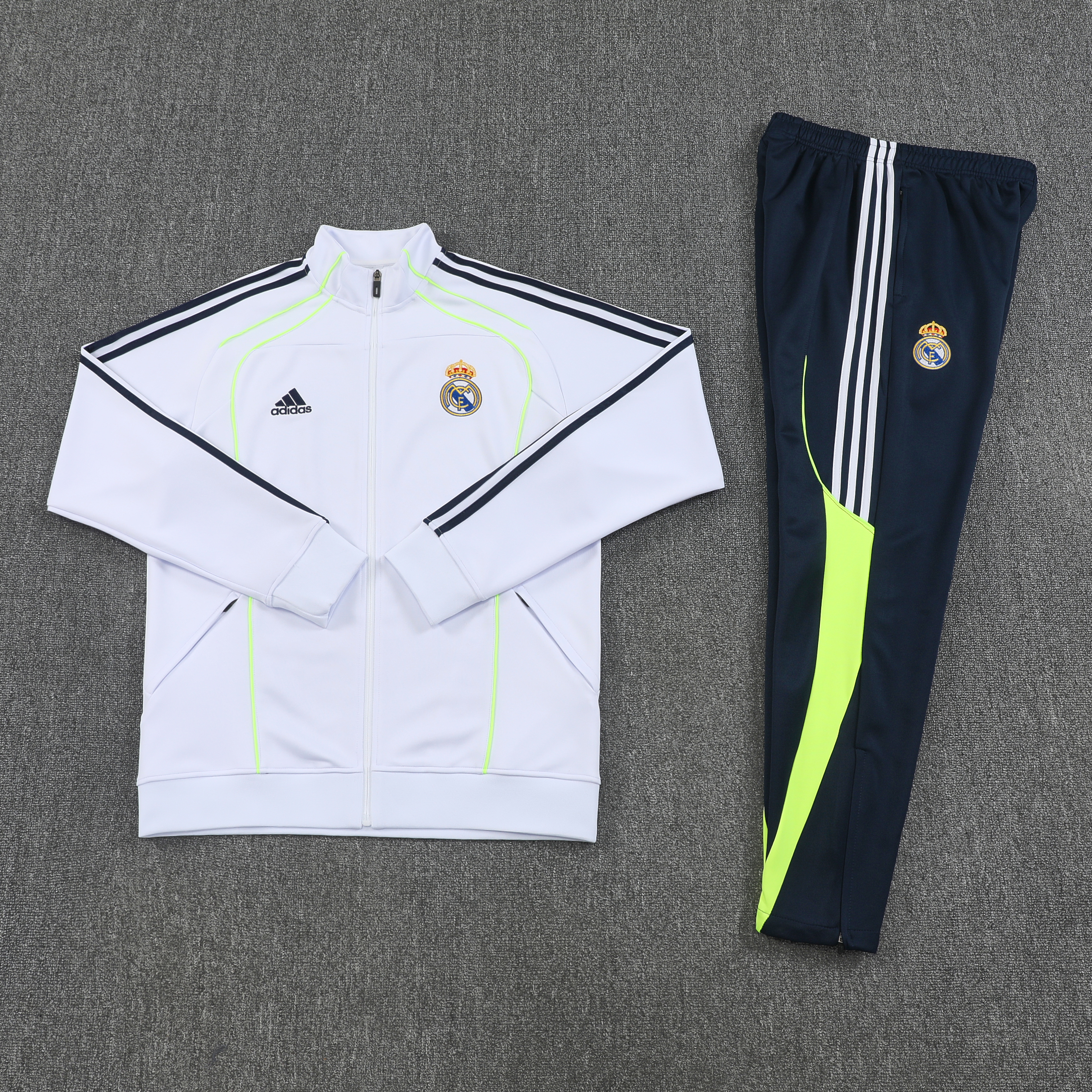 Real Madrid Training Kit (Jacket+Pants) White 2025/26