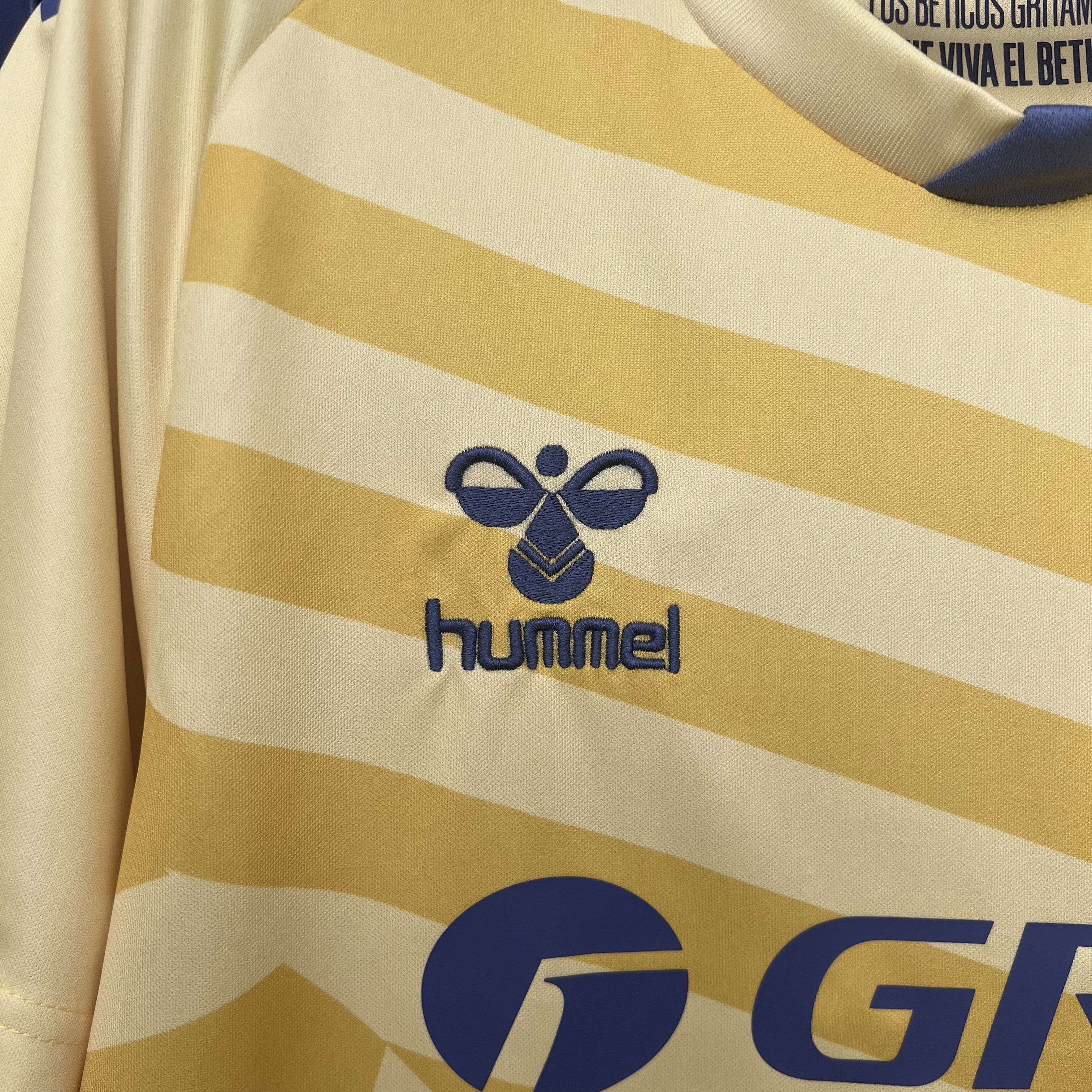 Real Betis Yellow Goalkeeper Custom Soccer Jersey 2025/26