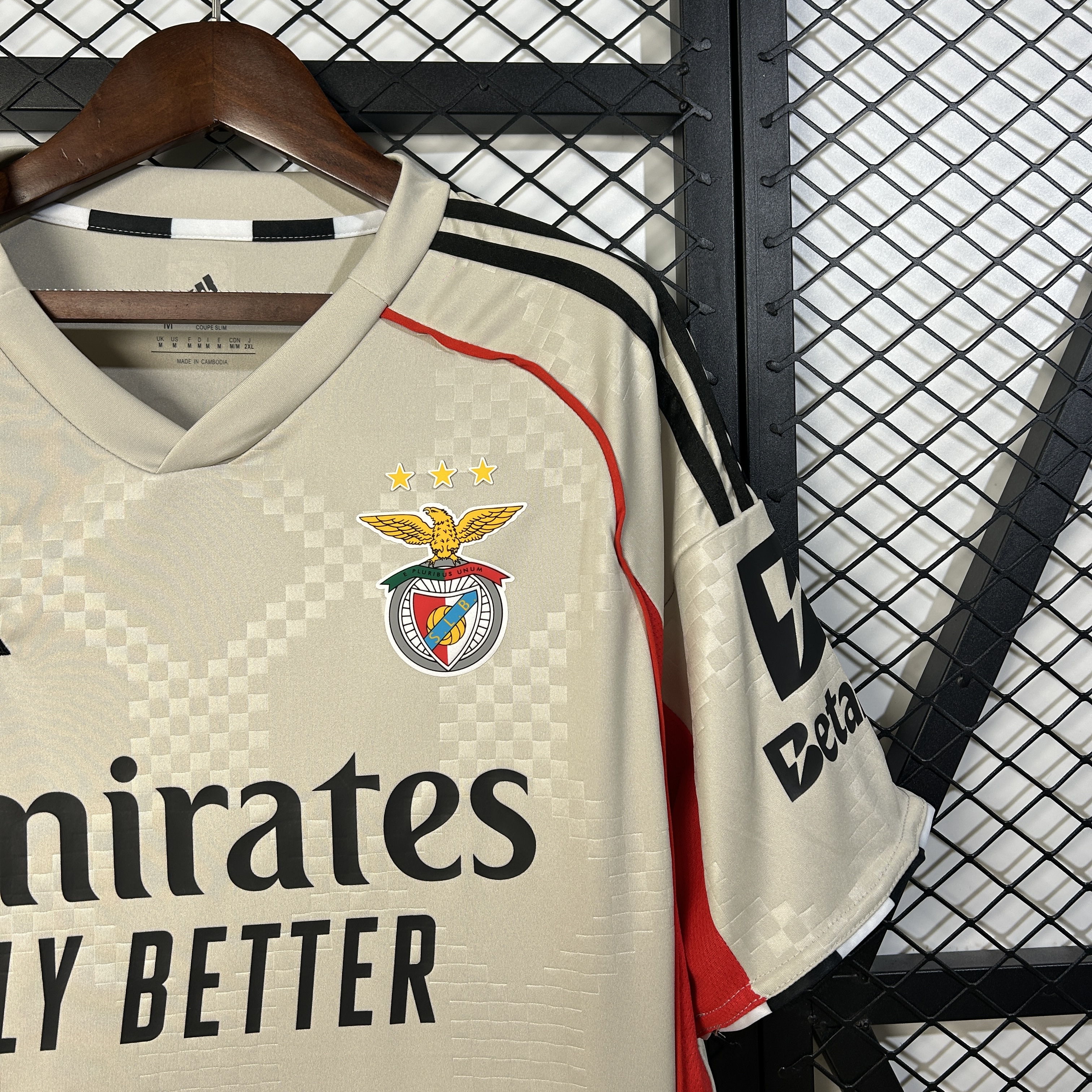 Benfica Soccer Jersey Away Custom Shirt 2025/26