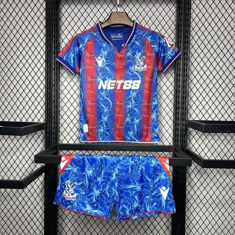 Crystal Palace Football Jersey Kids Kit Jersey+Shorts 2024/25