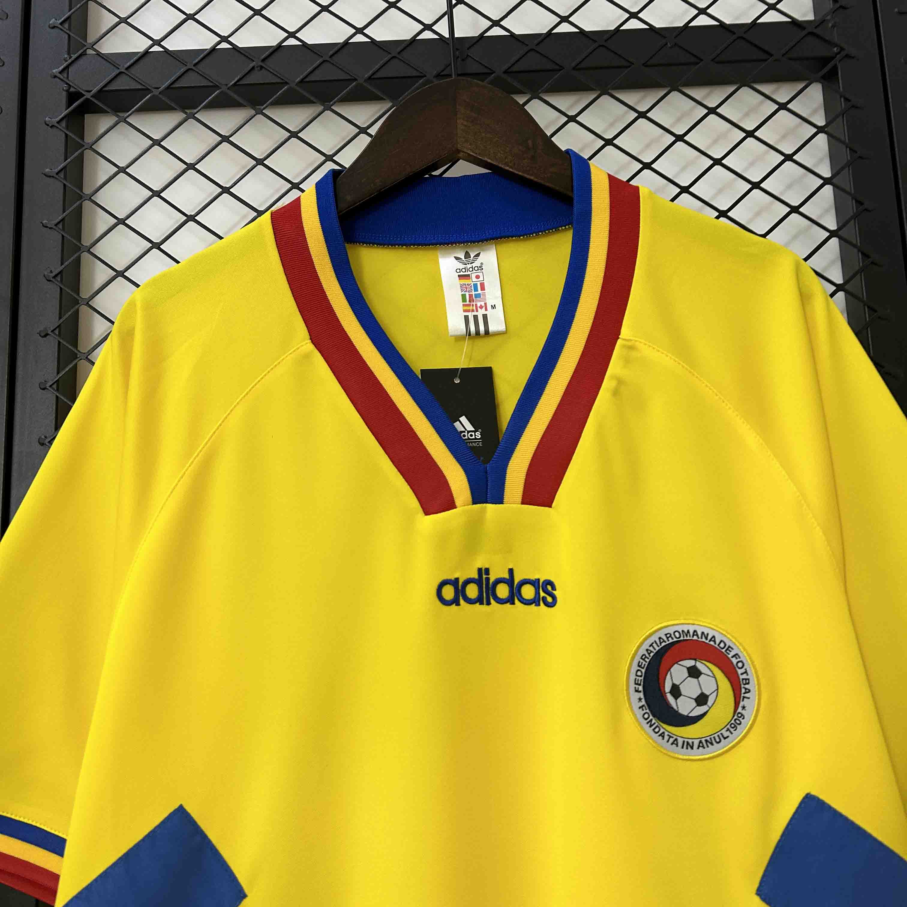 Romania Soccer Jersey Home Retro Jersey 1994