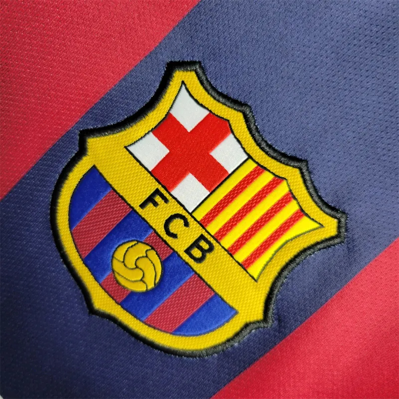 Barcelona Retro Jersey Home Soccer Shirt 2014-15