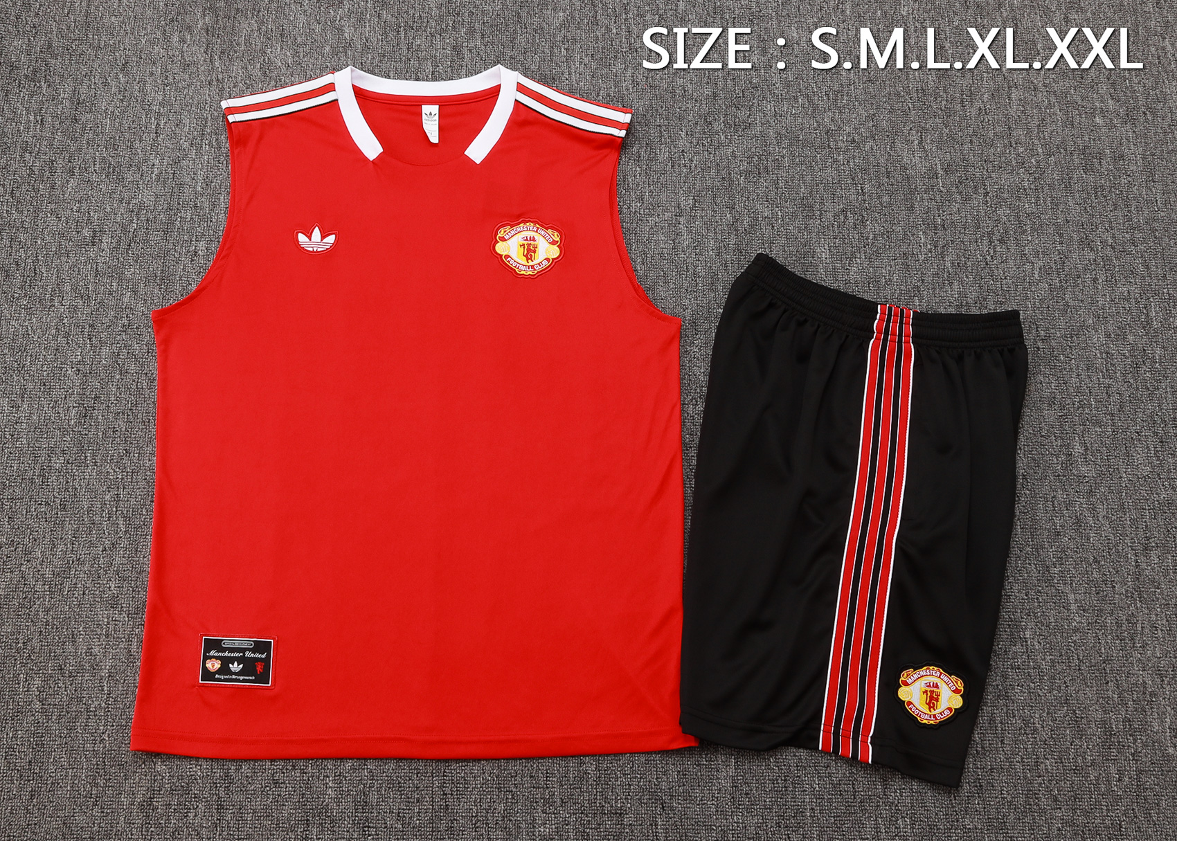 Manchester United Sleeveless Training Kit Red 2025/26