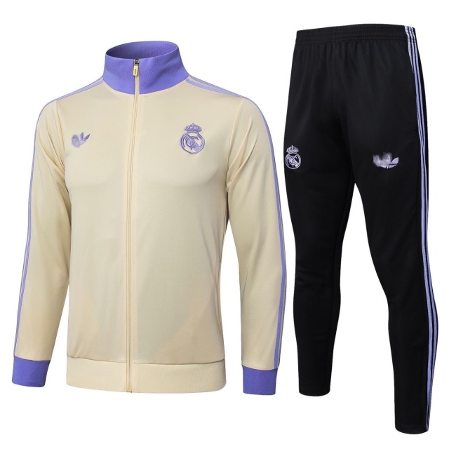 Real Madrid Training Kit (Jacket+Pants) Purple & Black 2025/26