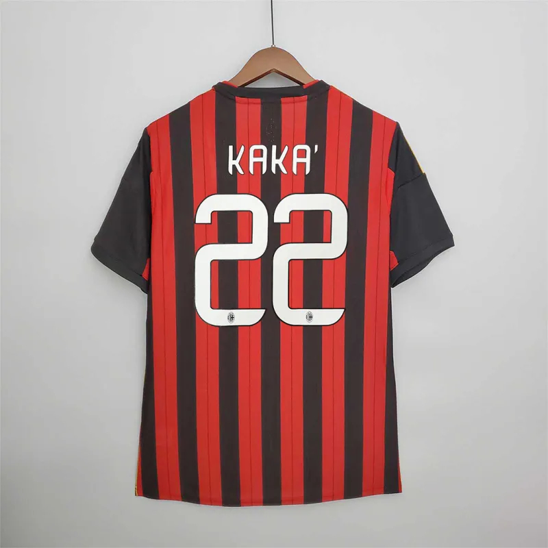 Kak�� #22 AC Milan Retro Soccer Jersey Home Shirt 2013/14