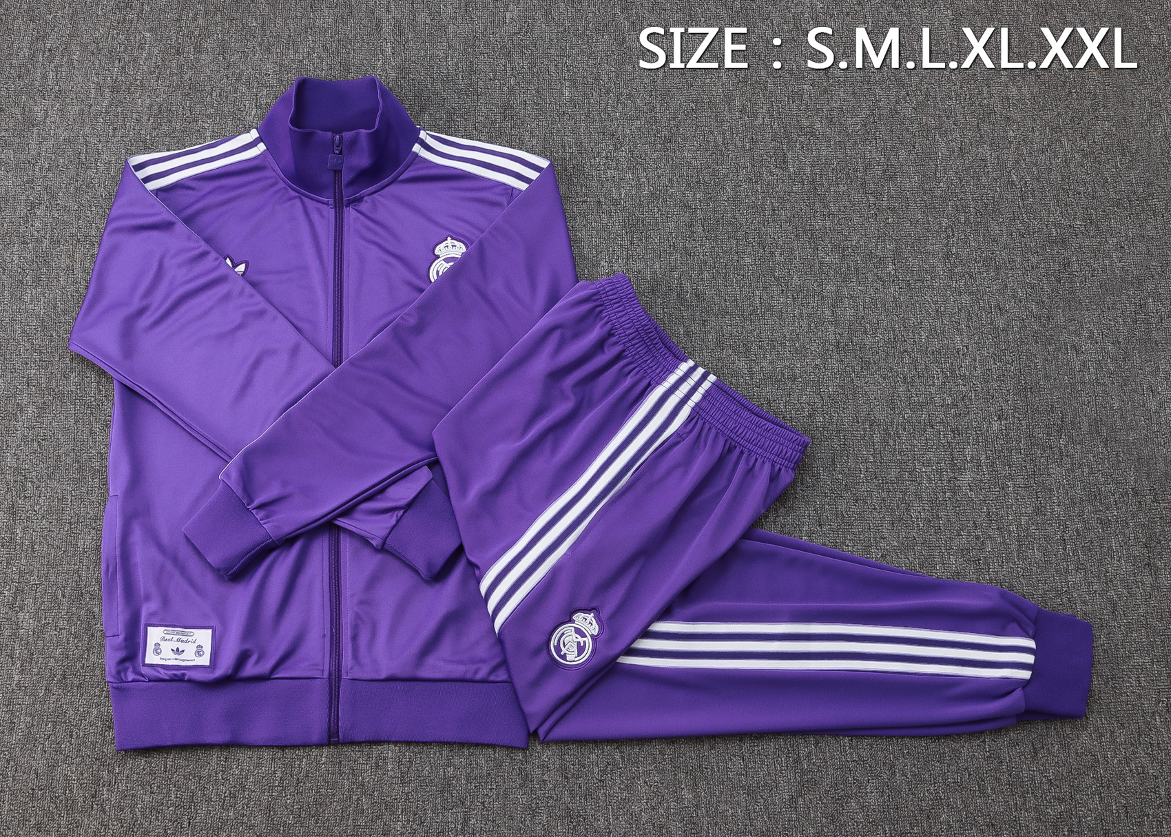 Real Madrid Training Kit (Jacket+Pants) Purple 2025/26
