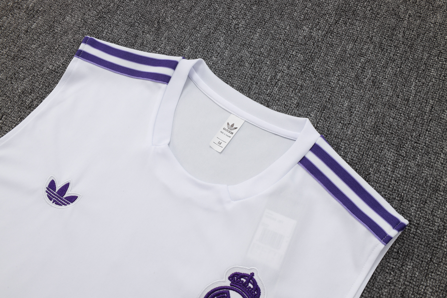Real Madrid Sleeveless Training Kit White&Purple 2025/26