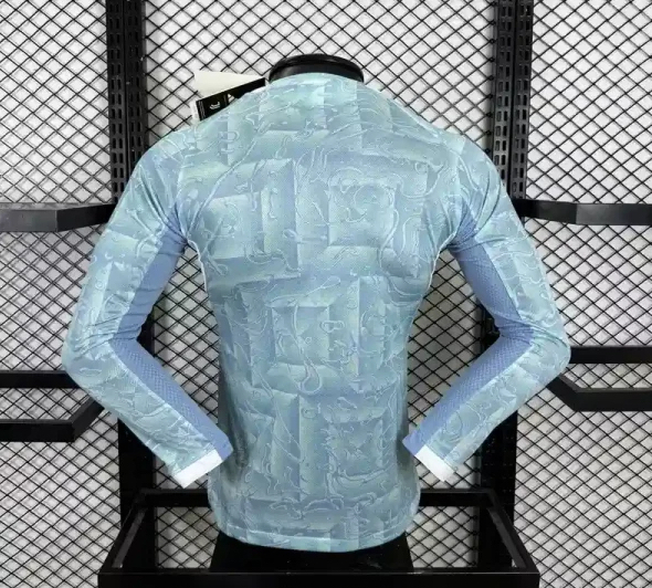 Juventus Authentic Soccer Jersey Away Long Sleeve Shirt 2025/26