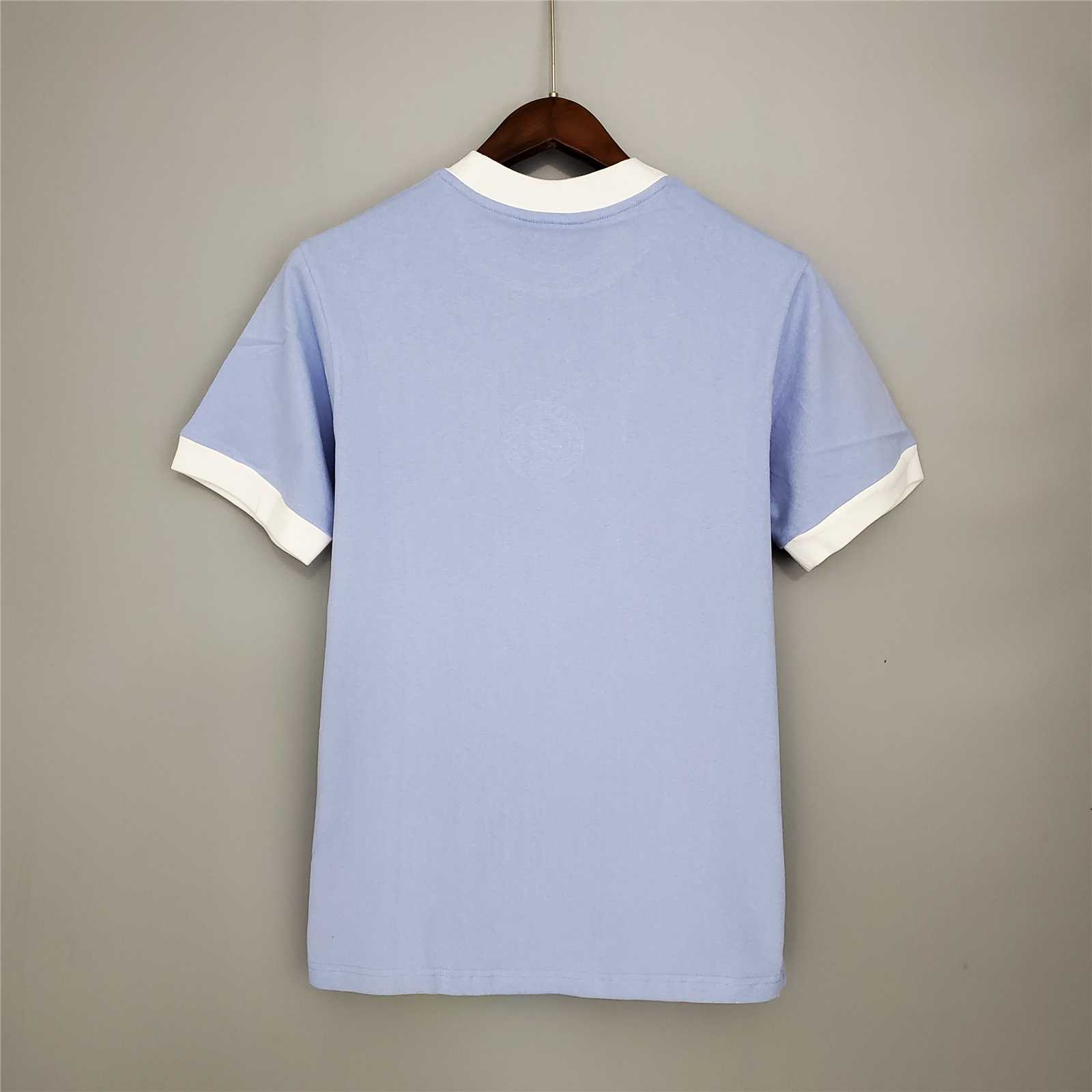 Manchester City Retro Home Football Jersey Shirt 1972