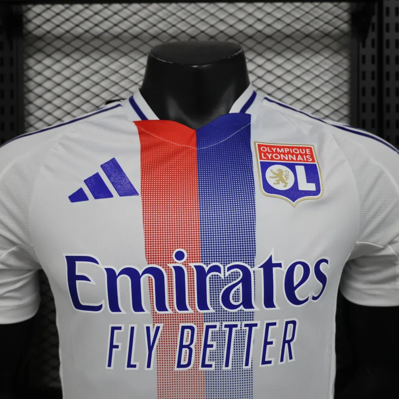 Olympique Lyonnais Authentic Soccer Jersey Home Shirt 2024/25