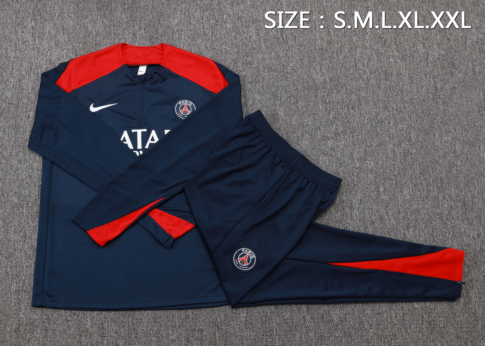 PSG Training Kit (Sweatshirt+Pants) Royalblue 2025/26