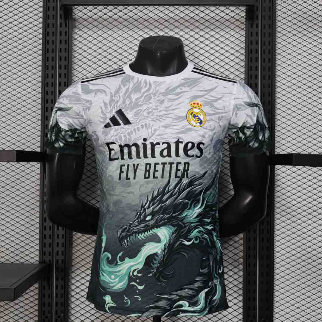 Real Madrid Authentic Soccer Jersey Dragon Special Edition Shirt 2025/26