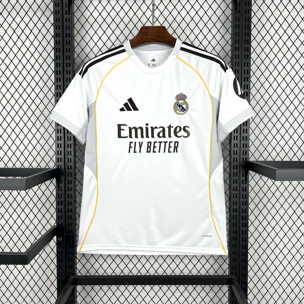 Real Madrid Soccer Jersey Home Custom Shirt 2025/26