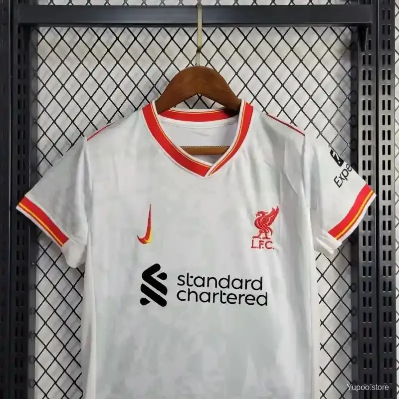 Liverpool Football Jersey Third Away Kids Kit Jersey+Shorts 2024/25