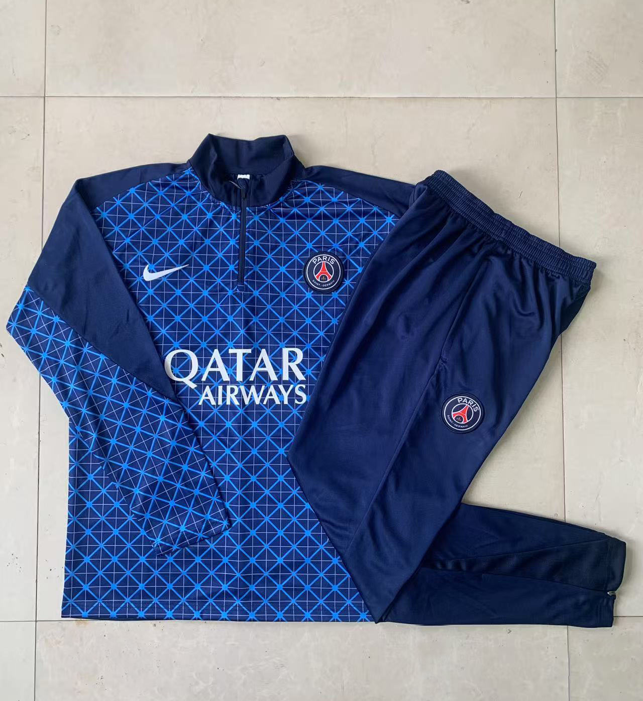 PSG Training Kit (Sweatshirt+Pants) Royalblue 2025/26