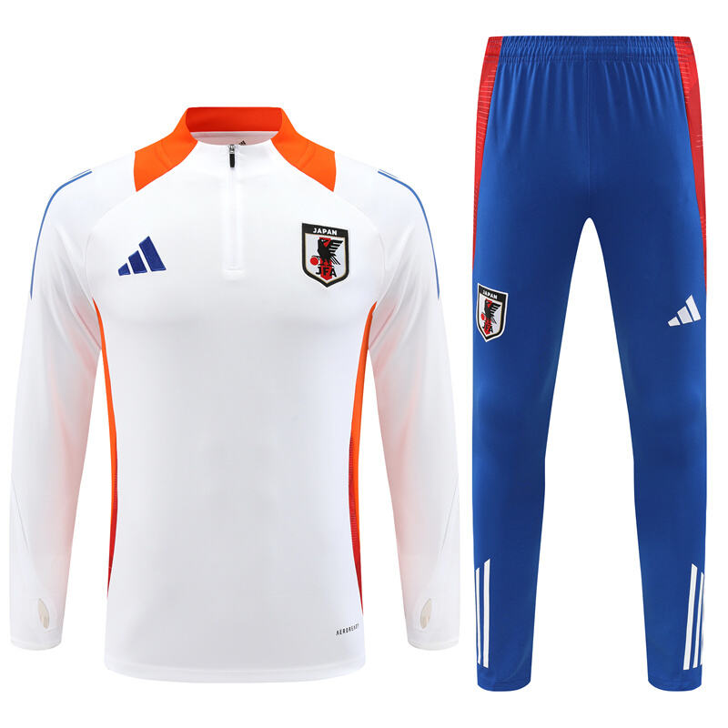 Japan Training Kit (Sweatshirt+Pants) White 2025