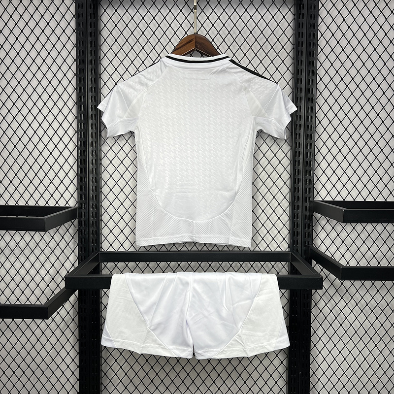 Real Madrid Home Soccer Uniform Kids Kit Jersey+Shorts 2024/25