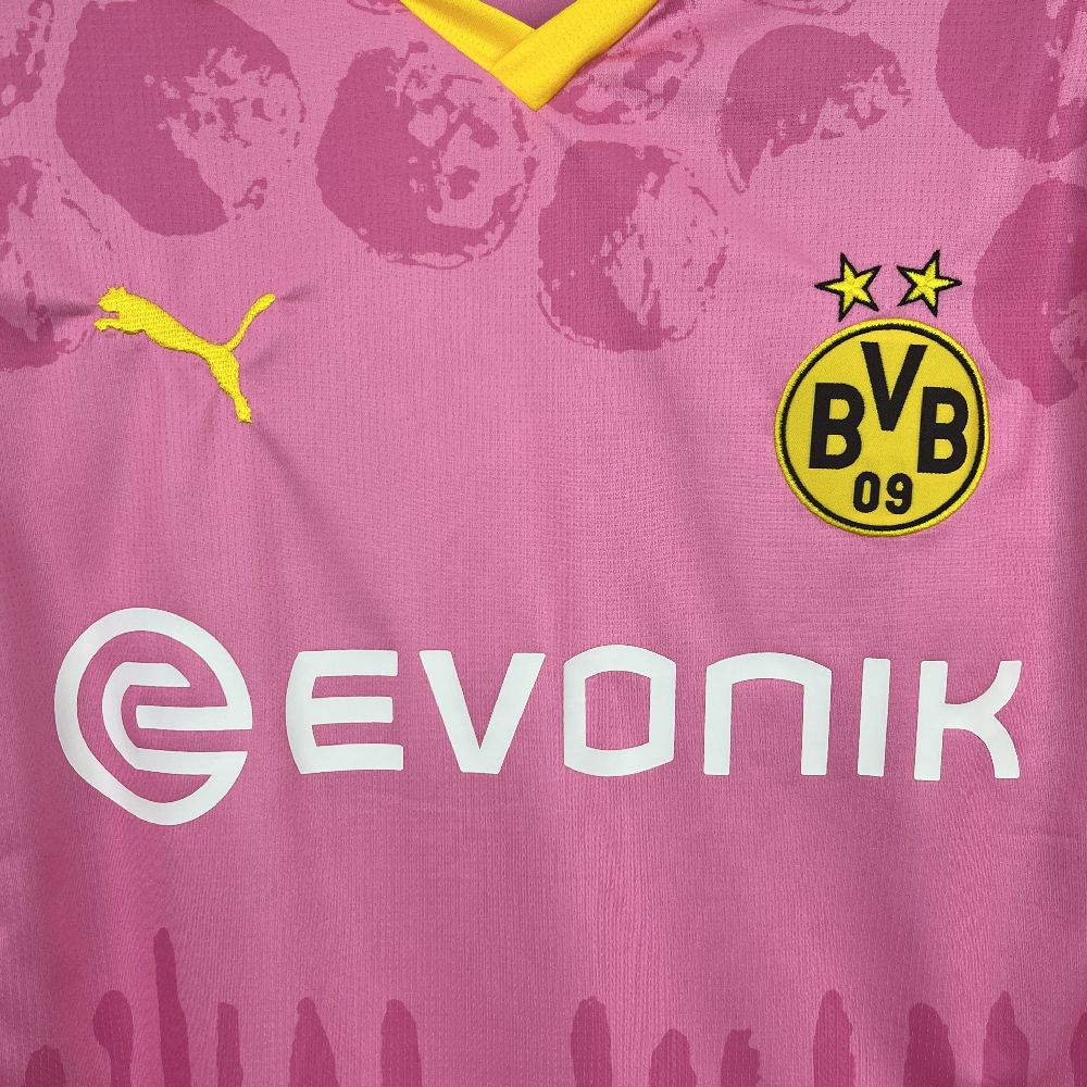 Borussia Dortmund x KidSuper Pink Special Edition Jersey Custom Shirt 2025/26
