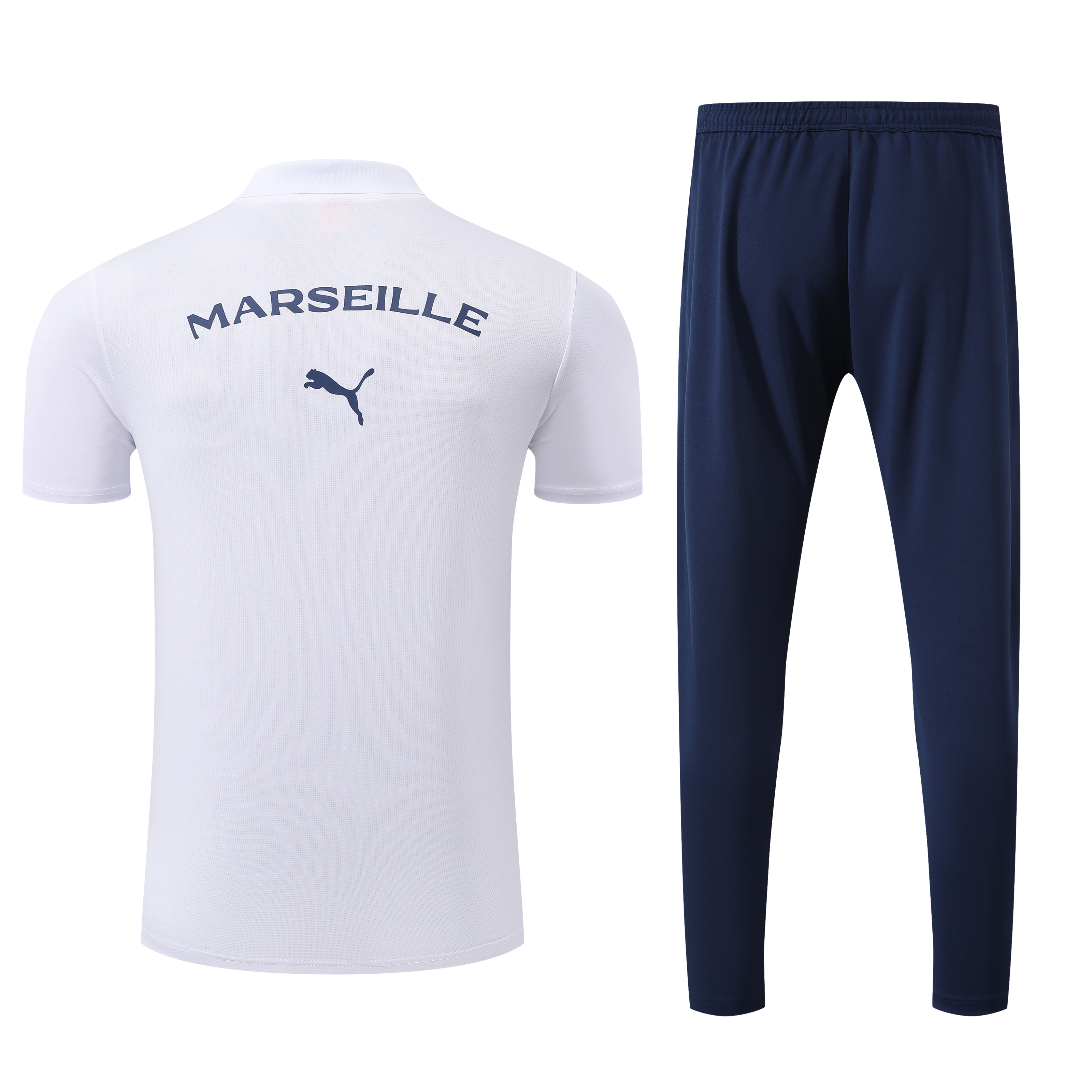 Marseille Training Kit (Polo+Pants) White 2025/26