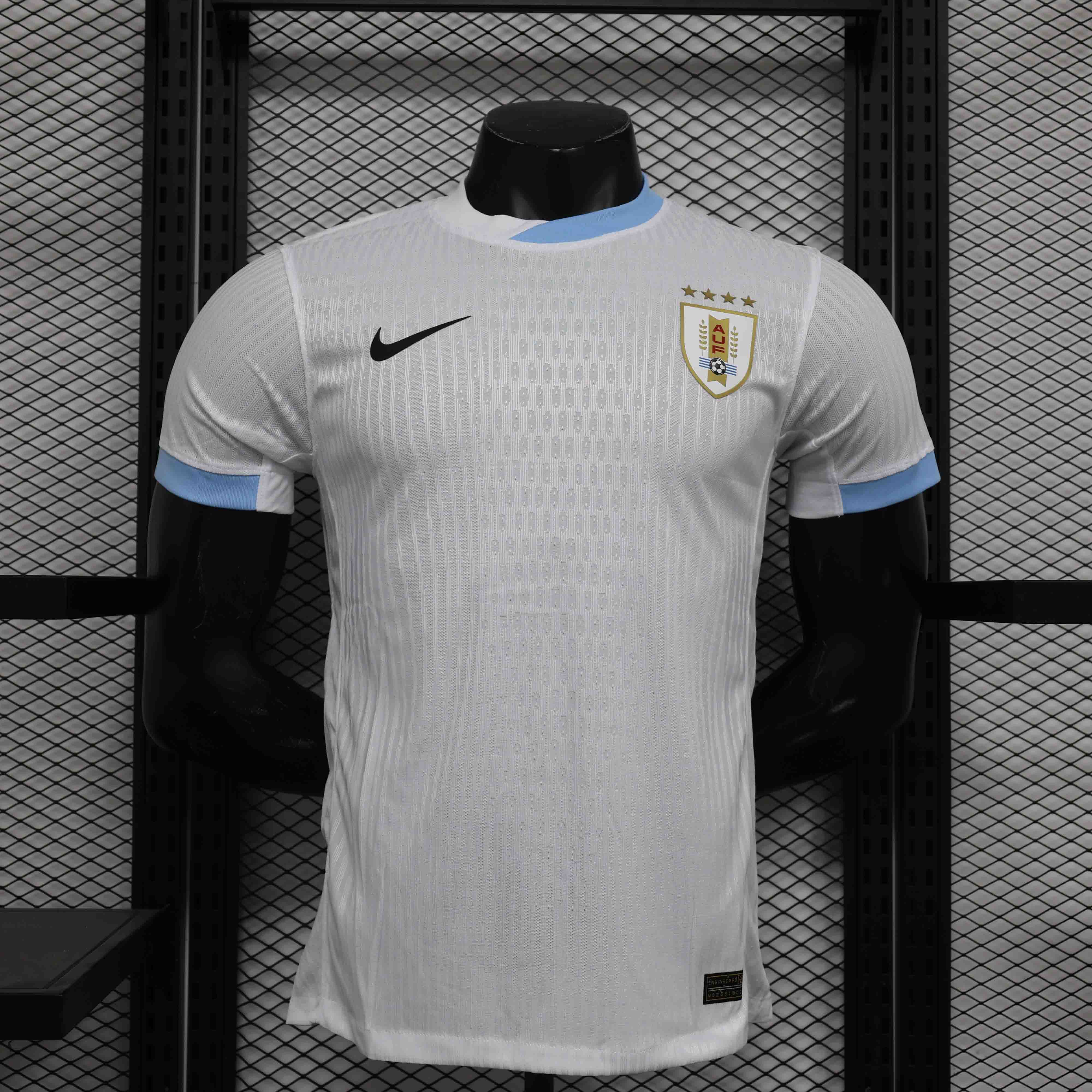 Uruguay Authentic Soccer Jersey Away Shirt Copa America 2024