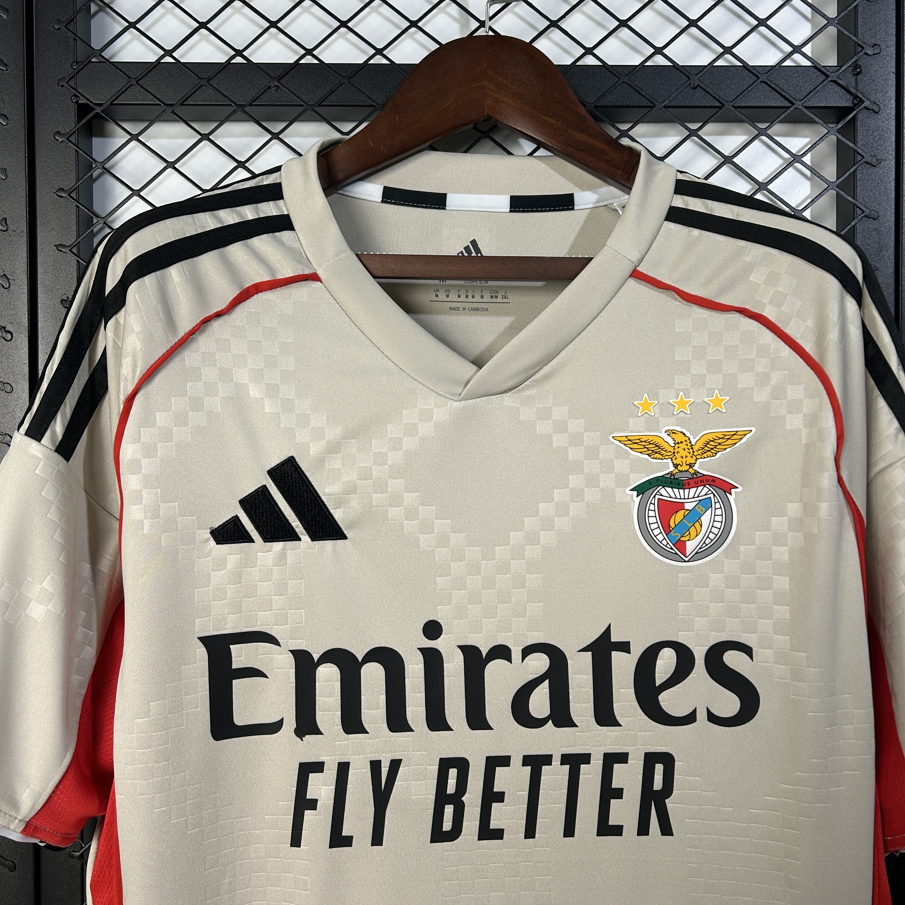 Benfica Soccer Jersey Away Custom Shirt 2025/26